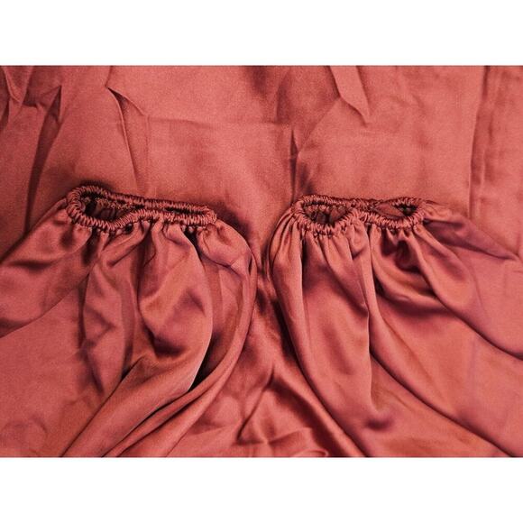 Leena For Mac Duggal Red Wine 100% Polyester Evening Dress. MSRP: $398 See Desc. - Picture 8 of 11